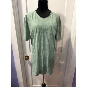 MBX Heather Green Short Sleeve Top in 2X